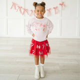 Sweetwink Candy Cane Coquette Sequin Christmas Tutu