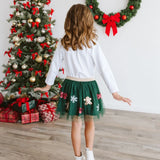 Sweetwink Gingerbread Joy Sequin Christmas Tutu
