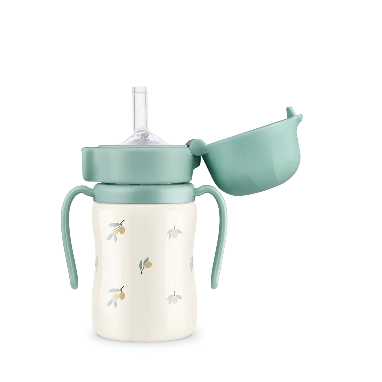 Grosmimi Olive Pistachio Stainless Straw Cup(200mL/300mL)