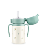 Grosmimi Olive Pistachio Stainless Straw Cup(200mL/300mL)