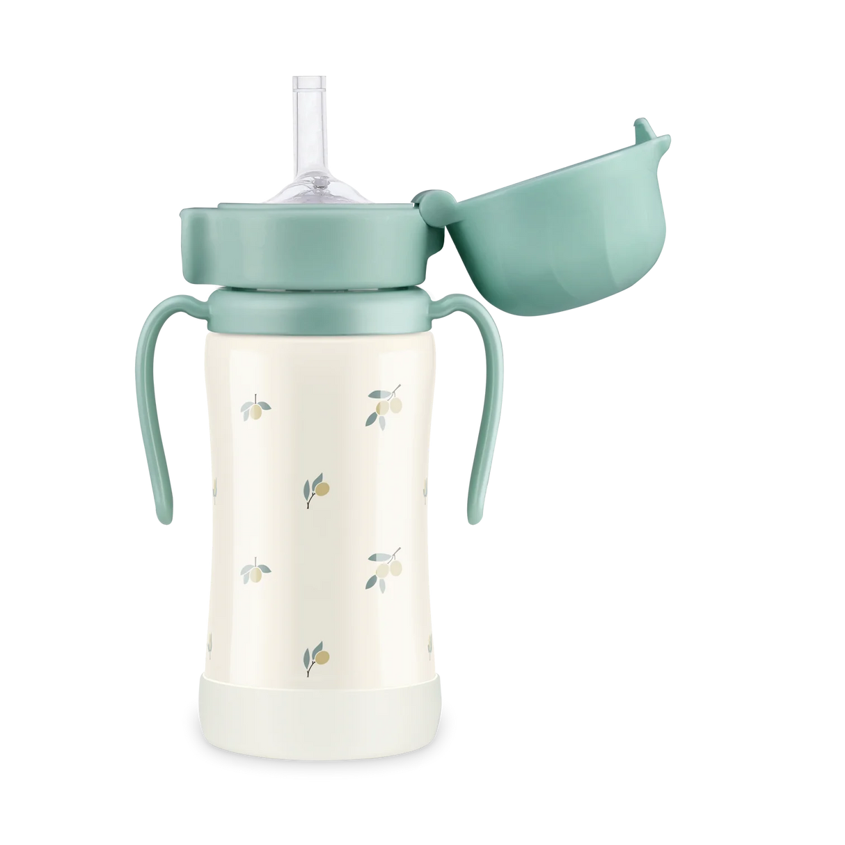 Grosmimi Olive Pistachio Stainless Straw Cup(200mL/300mL)