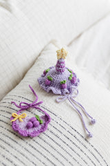 Design & Delight Gifts Grape Party Crochet Outfit Set 🍇⭐