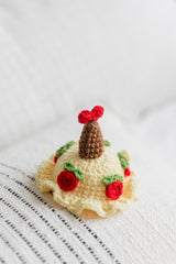 Design & Delight Gifts Rose Cake Party Crochet Outfit Set 🎂🌹✨