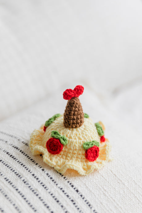 Design & Delight Gifts Rose Cake Party Crochet Outfit Set 🎂🌹✨