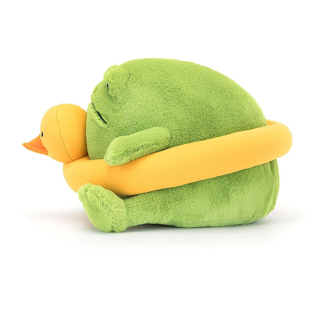 Jellycat Ricky Rain Frog in a Rubber Ring