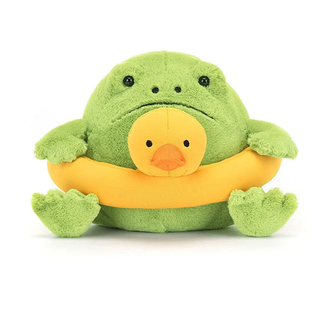 Jellycat Ricky Rain Frog in a Rubber Ring