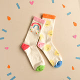 Rockahula Vintage Rainbow and Sun 2 Pack Socks