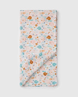 Loulou Lollipop Muslin Swaddle Sun Kissed Shoal