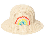 Ric Rac Rainbow Straw Bucket Hat