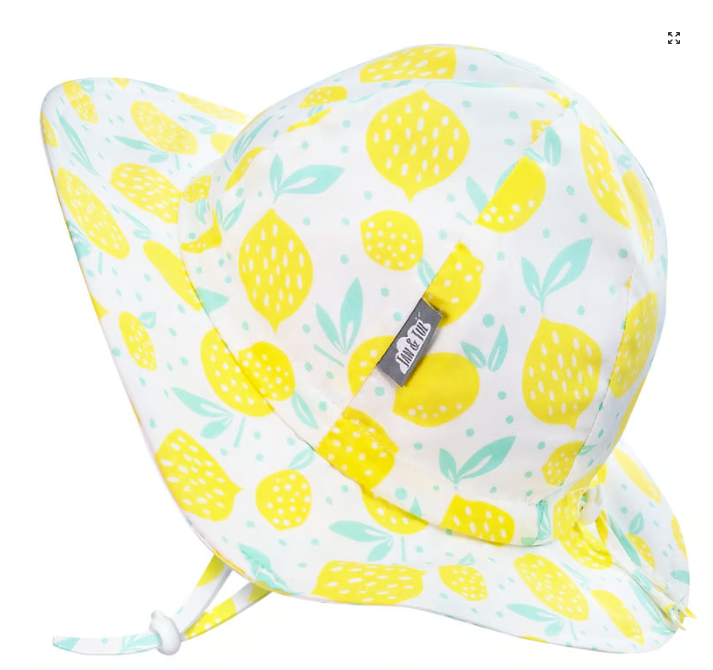 JAN&JUL Kids Cotton Floppy Hats | Lemon Fresh