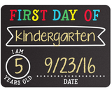 pearhead first&last day chalk sign
