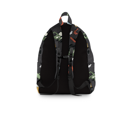 Headster Under Construction Pre- School Bag - Charcoal