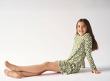 Bambi & Birdie Long Sleeve Ruffled Sleep Dress - DAISY DREAMS