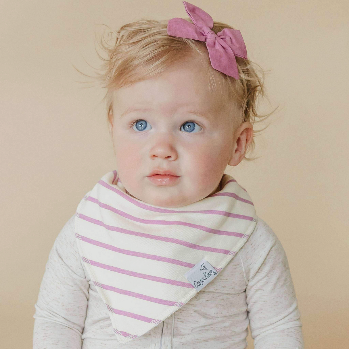 Copper Pearl Baby Bandana Bibs - Morgan