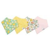 Copper Pearl Baby Bandana Bibs - Lemon