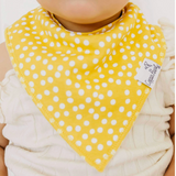 Copper Pearl Baby Bandana Bibs - Lemon
