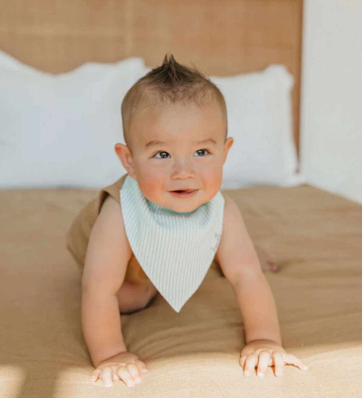 Copper Pearl Baby Bandana Bibs - Bailey