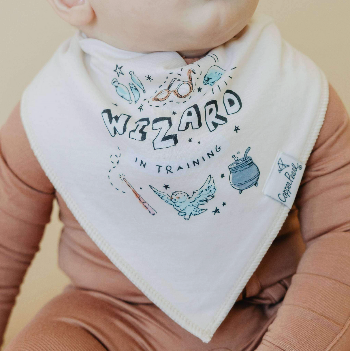 Copper Pearl Baby Bandana Bibs - Wizarding World