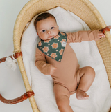Copper Pearl Baby Bandana Bibs - Gingerbread