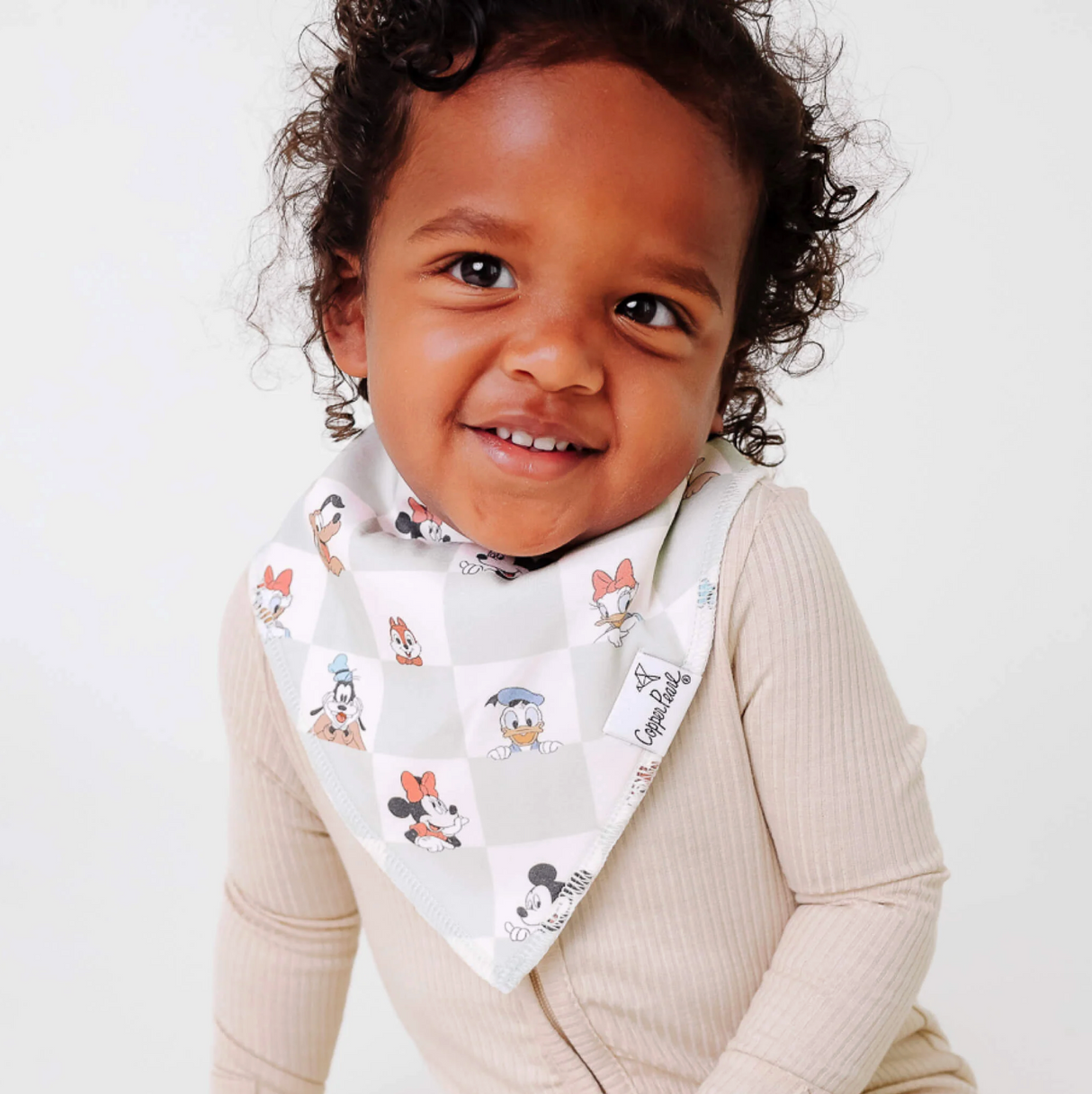 Copper Pearl Baby Bandana Bibs - Mickey Mouse & Friends