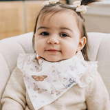Copper Pearl Baby Bandana Bibs - Flora