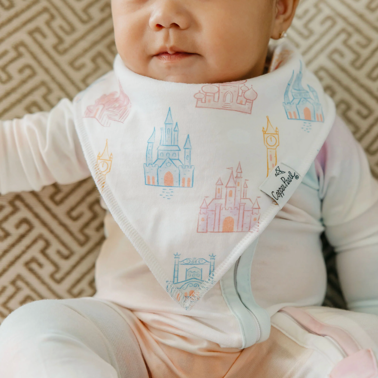 Copper Pearl Baby Bandana Bibs - Disney Princess