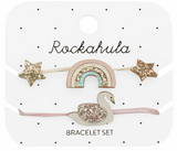 Rockahula Enchanted Rainbow And Swan Bracelet Set