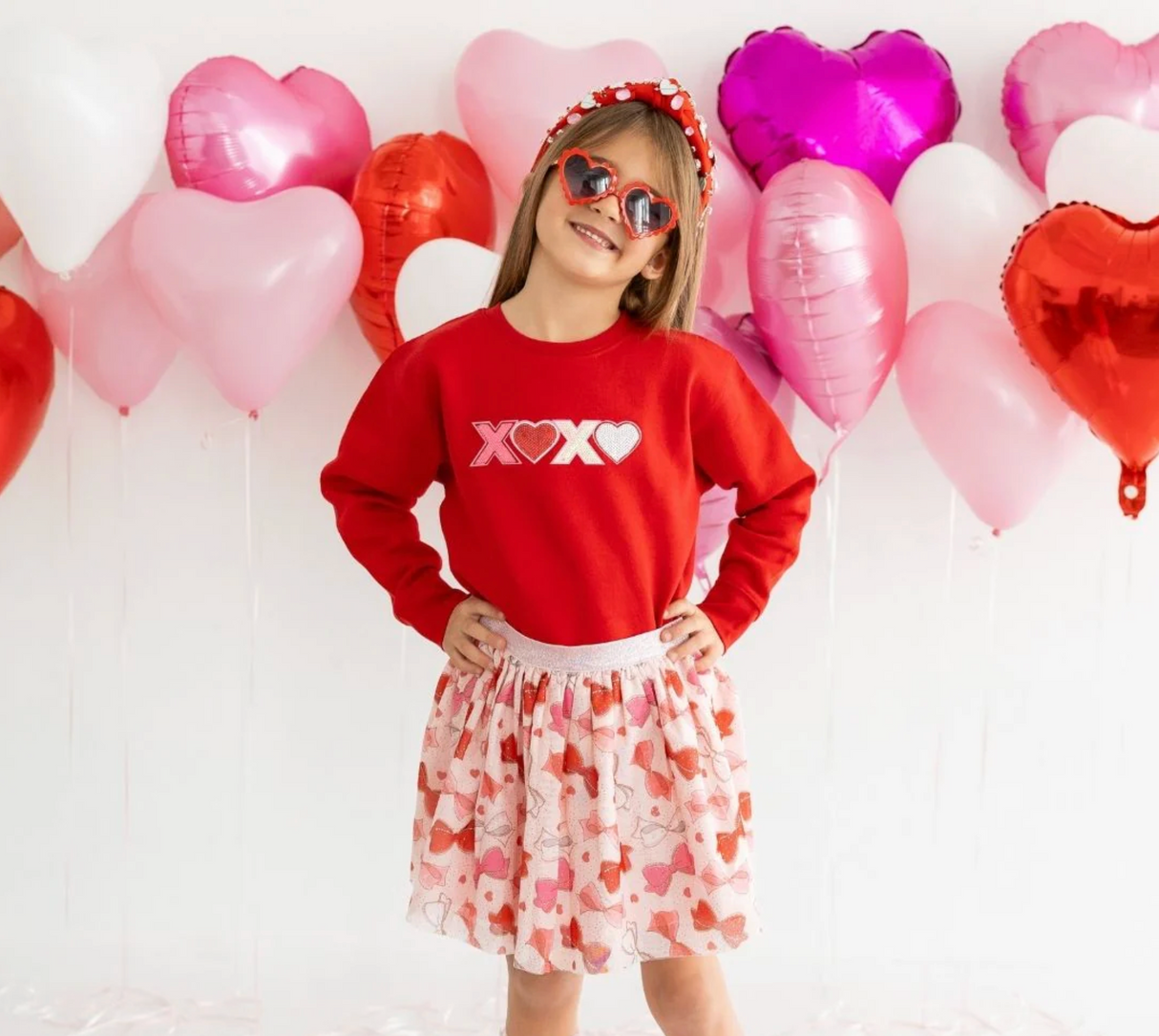 Sweetwink Bow Love Valentine's Day Tutu