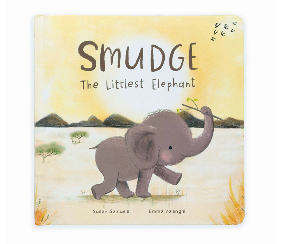 Jellycat Smudge The Littlest Elephant Book