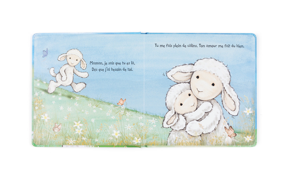 Jellycat Agneau Timide Et Sa Maman Livre - French