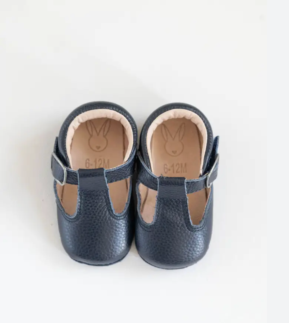 Aston Baby Shaughnessy Shoes - Navy (0-6M)