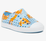 Native Jefferson Print Shoes - Sky Blue/ Shell White/ Foxtrot
