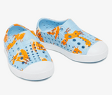 Native Jefferson Print Shoes - Sky Blue/ Shell White/ Foxtrot
