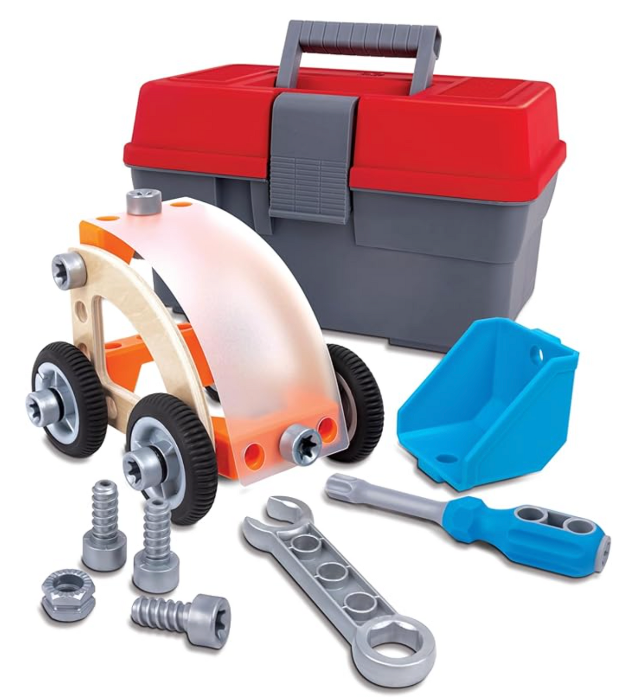 Hape Build 'n' Drive Car Set