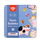 Tooky Toy Magnetic Travel Game - Farm Sudoku