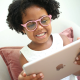 Babiators Keyhole Blue Light Screen Saver Glasses - Pretty In Pink