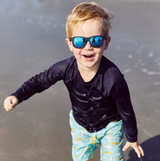 Babiators Polarized Navigator Sunglasses - Jet Black