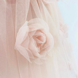 DOLLY The Rose Garden Tulle V-Back Puff Dress - Dollypink