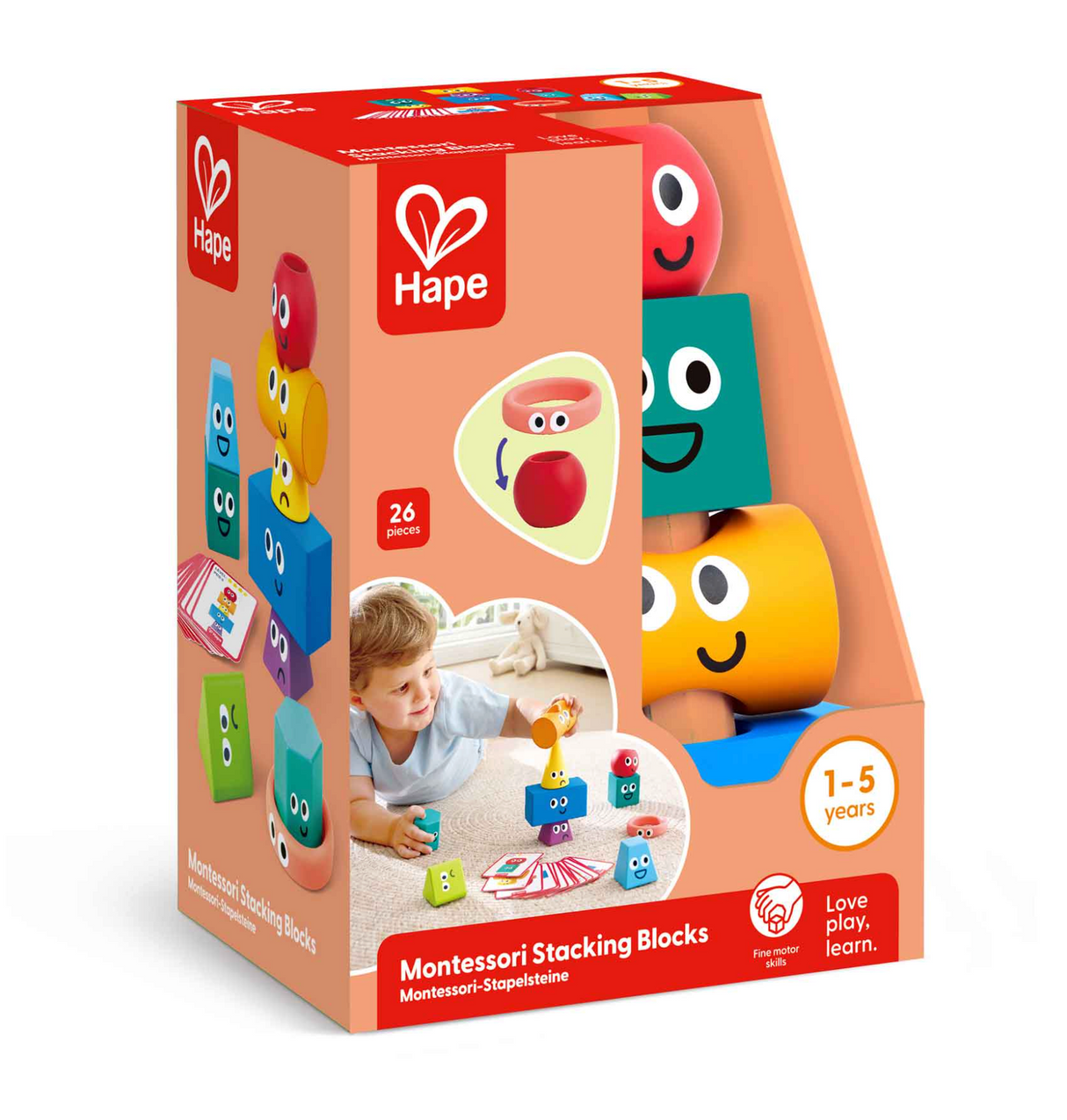 Hape Montessori Stacking Blocks