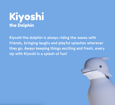 Asobu Bestie Water Bottle - Dolphin
