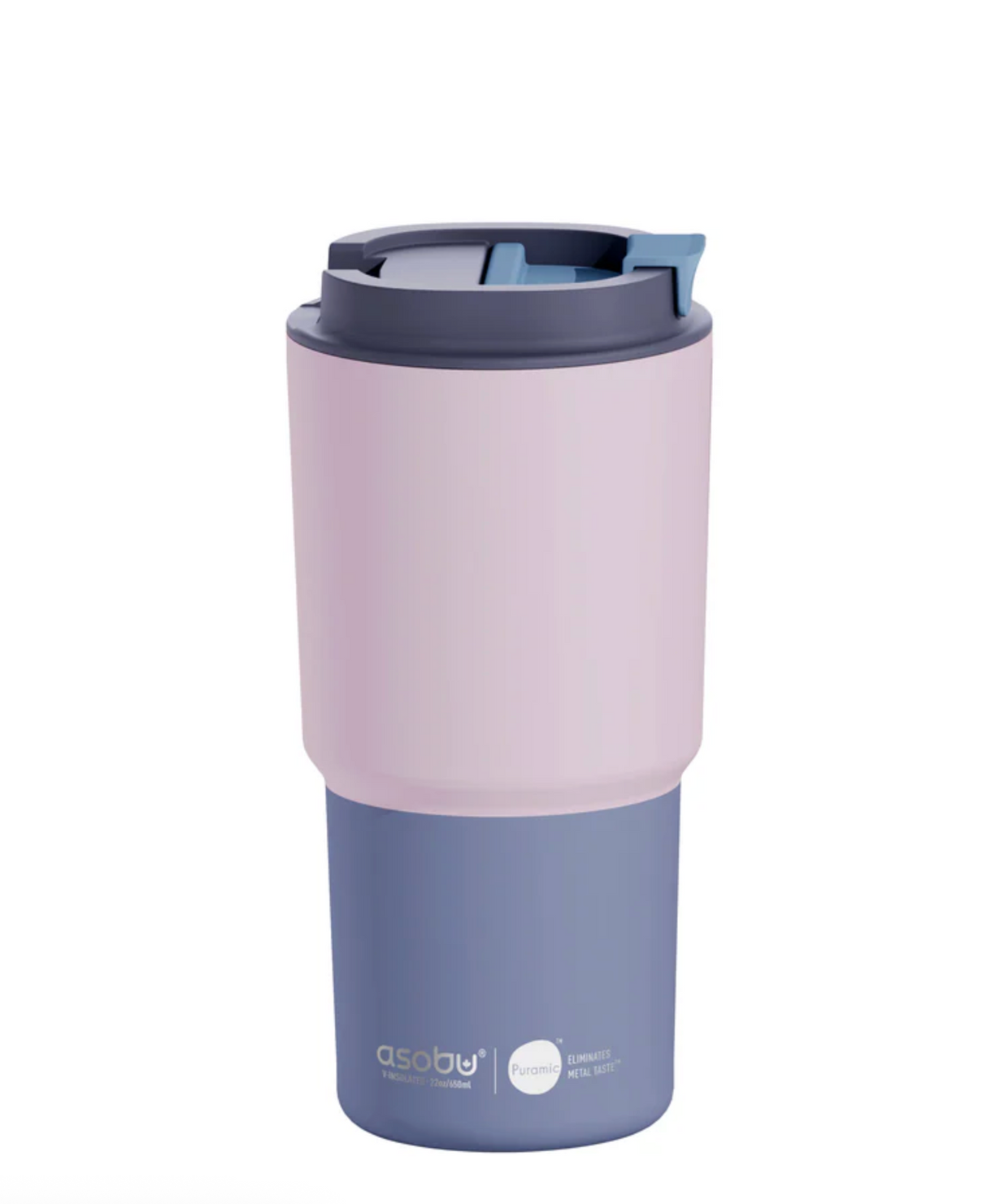 Asobu Ceramic Lined Travel Mug - Pastel Pink Special Edition