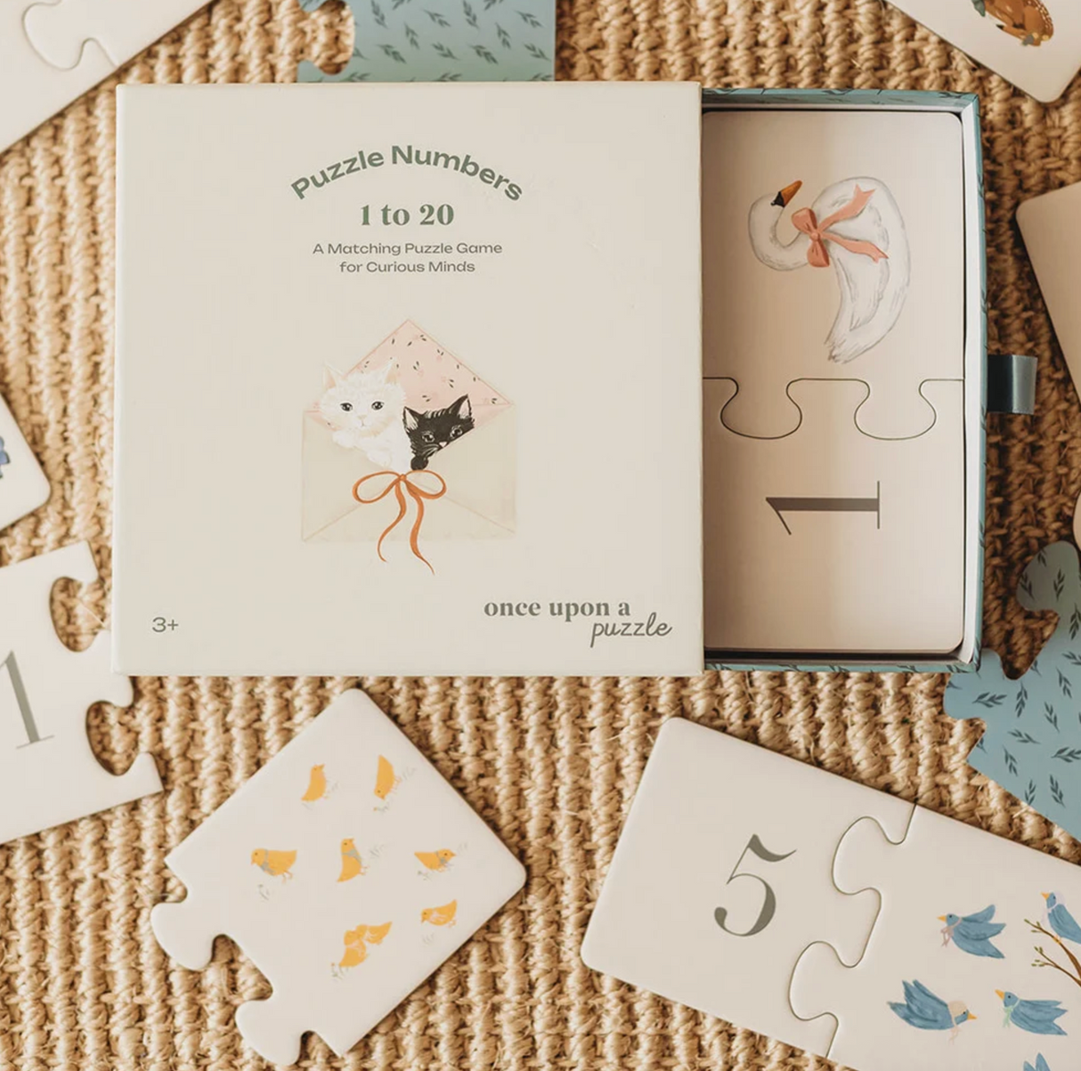 Once Upon A Puzzle- Puzzle Numbers 1 to 20 Cats