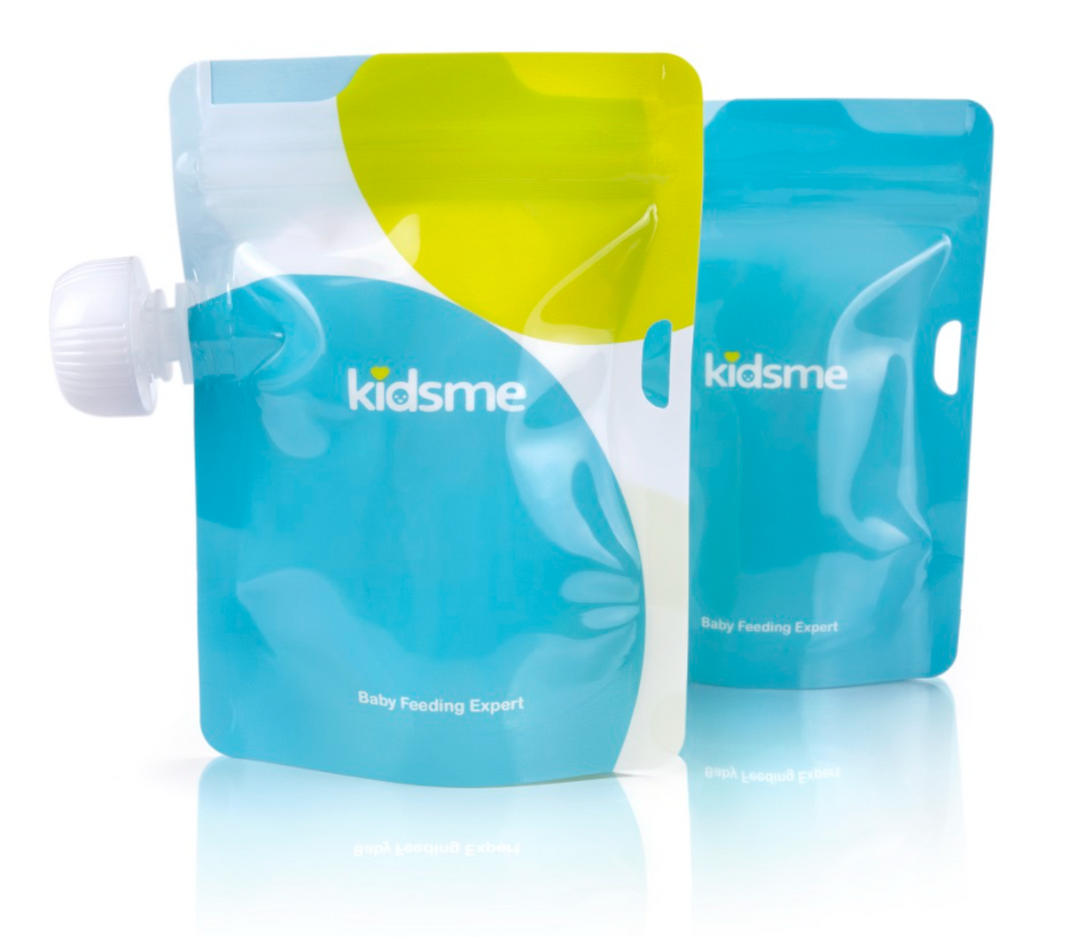 Kidsme - Reusable Food Pouch with Adaptor Set