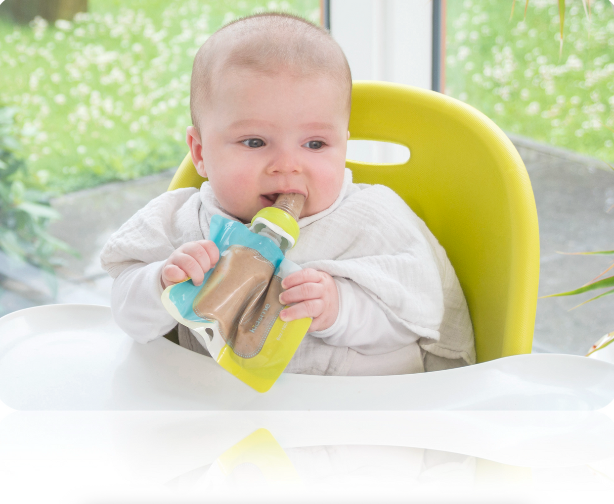 Kidsme - Reusable Food Pouch with Adaptor Set