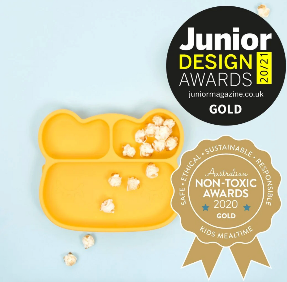 We Might Be Tiny - Bear Stickie Plate