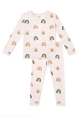 Kyte Baby Long Sleeve Pajamas - Retro Rainbow