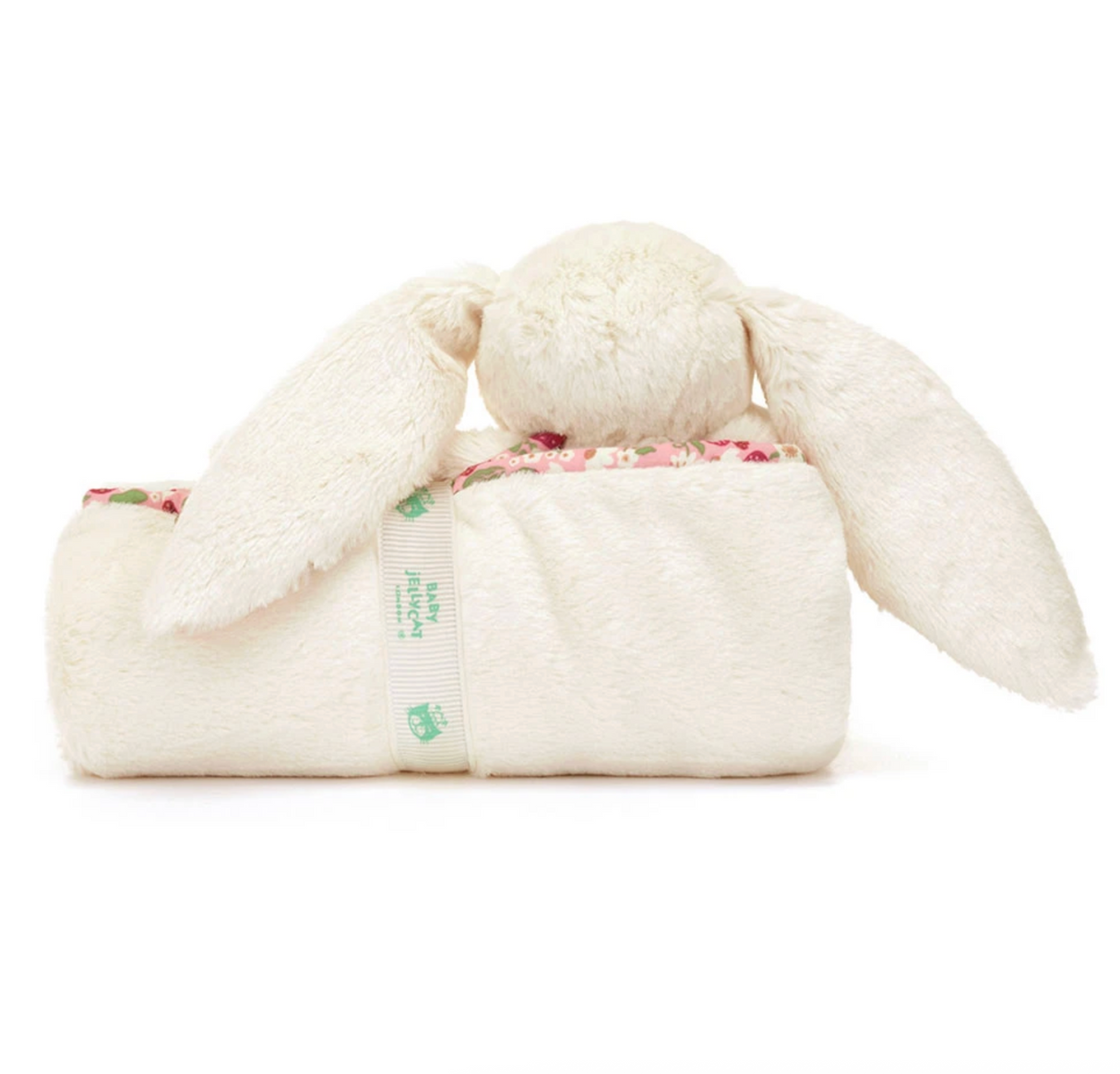 Jellycat Blossom Cream Bunny 'Berry' Blankie