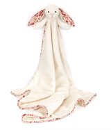 Jellycat Blossom Cream Bunny 'Berry' Blankie