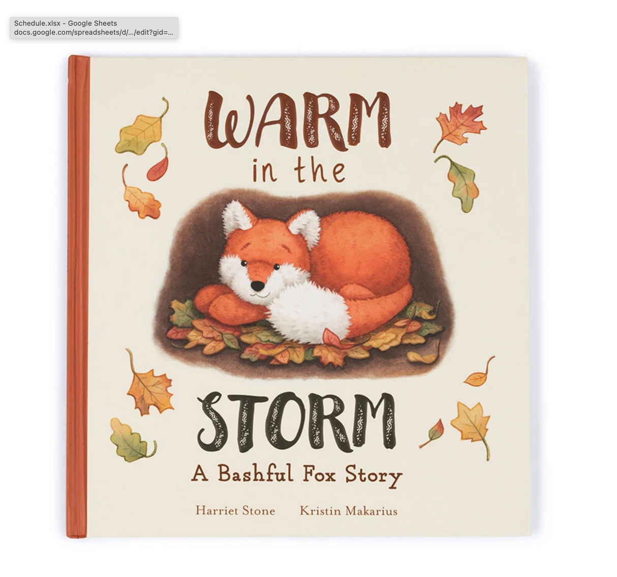 Jellycat Warm in the Storm Book