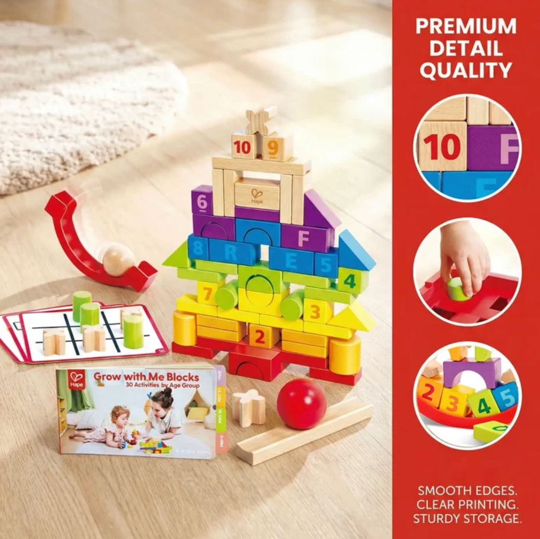 Hape Grow-with-Me Blocks
